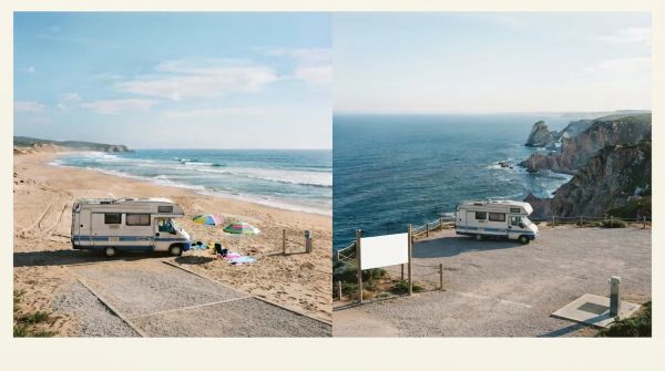 Aires de stationnement camping-car en bord de mer et bonheur caché