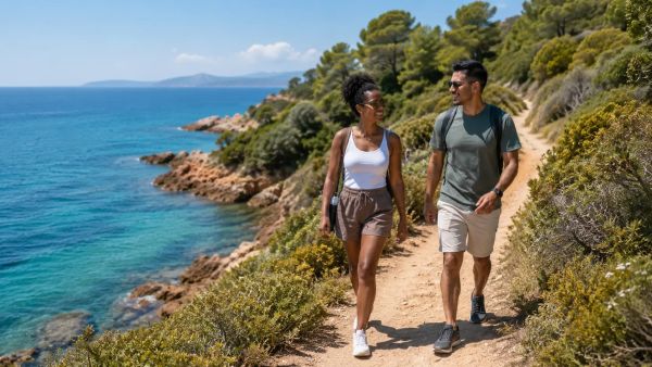 Randonnées faciles en bord de mer dans le var