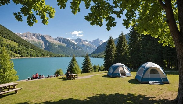Découvrez le camping les rives du lac en hautes alpes près de gap