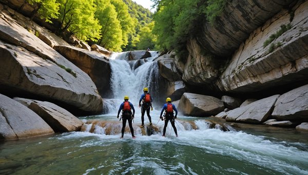 Découvrez les sensations fortes du canyoning en ardèche